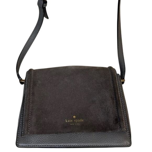 Kate Spade Lewis Drive Michele Suede and Leather Purse/Crossbody - Picture 1 of 5
